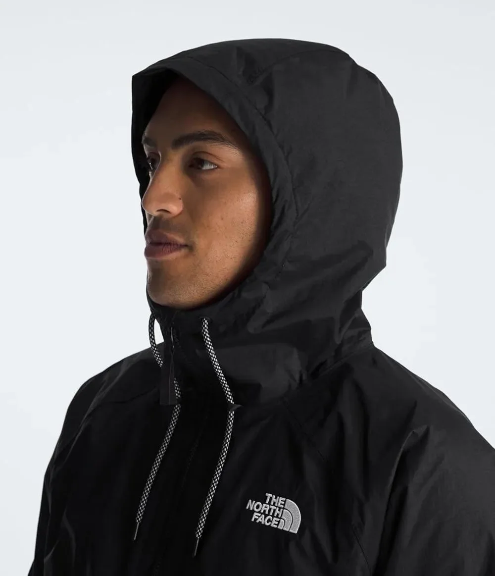The North Face Novelty Antora Rain Full Zip Hoodie Jacket Smoked Pearl Small